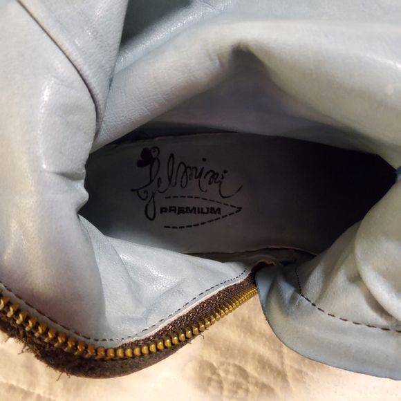 Felmini Designer Leather Boots 7 - Picture 6 of 11